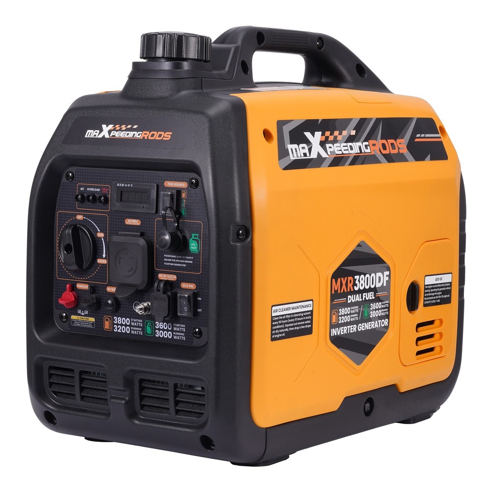58dB 3800W Dual Fuel Inverter Generator ECO Mode for Garden Courtyard