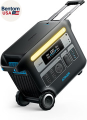 SOLIX F2000 Portable Power Station, Powerhouse 767, 2400W Solar Generator, Ganpr