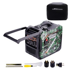 5000W Gas Generator 5500 Watt Portable Inverter Generator Home Backup W/Co Alarm