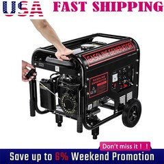 3KW Gas Inverter Generator 215cc OHV Engine 110V+220V Dual Volt Overload Protect