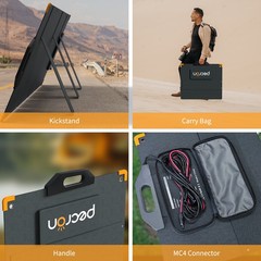 3072Wh 3600W Pecron F3000LFP Portable Power Station w/200W Solar Panel*2 RV