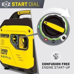 Champion Power Equipment 4500W Dual Fuel Inverter Generator CO Auto-Shutoff