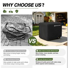 Waterproof Universal 38”(L) x 28”(W) x 30”(H), Black