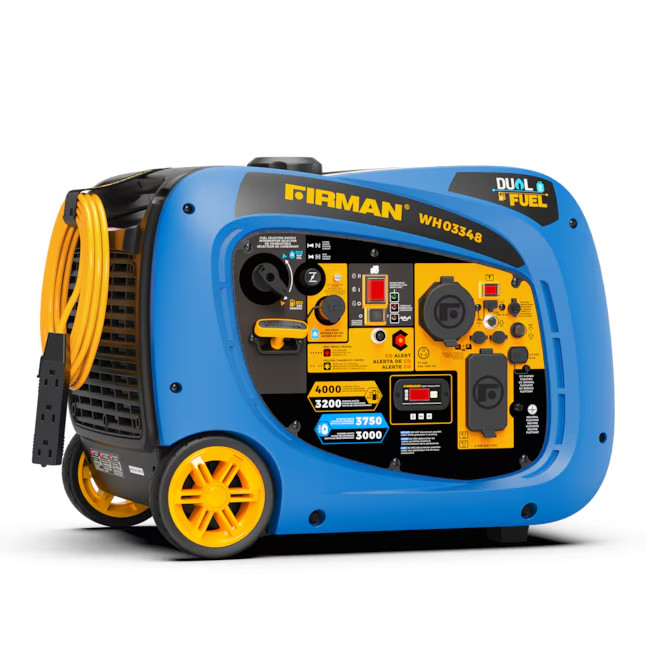Firman WH03348 Electric Start 120V with Power Cord and Cover 4000 Starting / 320