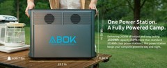 ABOK Ark2000 Portable Power Station 1536Wh 2000W Solar Generator with 200W PV