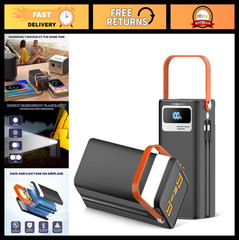 99.9Wh Portable Power Bank Generator with Flashlight & LCD – Fast Charger for Tr