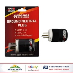 RV Surge Protection Plug with Compact Design for Floating Neutral Generators