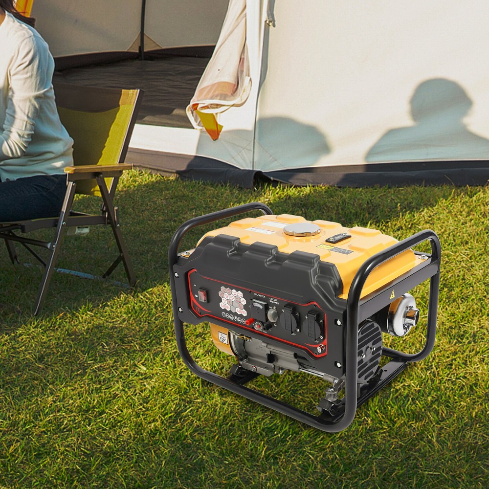 196cc 4 Stroke Gas Powered Generator with Transformer Gasoline Generator 6.5hp