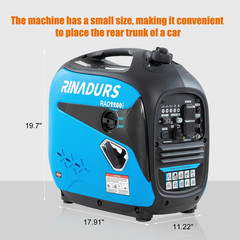 2200W Ultra-Quiet Portable Inverter Generator for Home & Outdoor Use