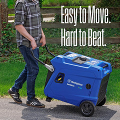 11000 Peak Watt Tri-Fuel Portable Inverter Generator, Remote Start, Transfer Swi