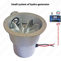 Hydroelectric Generator 12V24V Water Flow Turbine Type Field Household Small