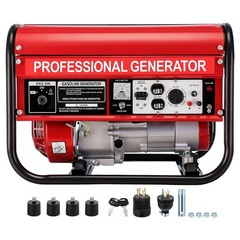 5000W Gas Inverter Generator Electric Start 110V+220V Generators Portable Quiet