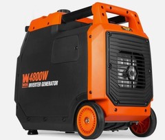WEN DF480iX Quiet Lightweight 4800W Dual Fuel RV-Ready Electric Start Generator