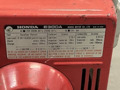 Vintage Honda E300 Generator