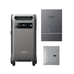 Anker SOLIX F3800 Wi-Fi 240V Solar Generator with Home Power Panel & Subpanel