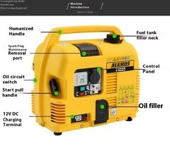Gasoline Generator 220V Compact Home Fuel-Efficient Portable Outdoor Model
