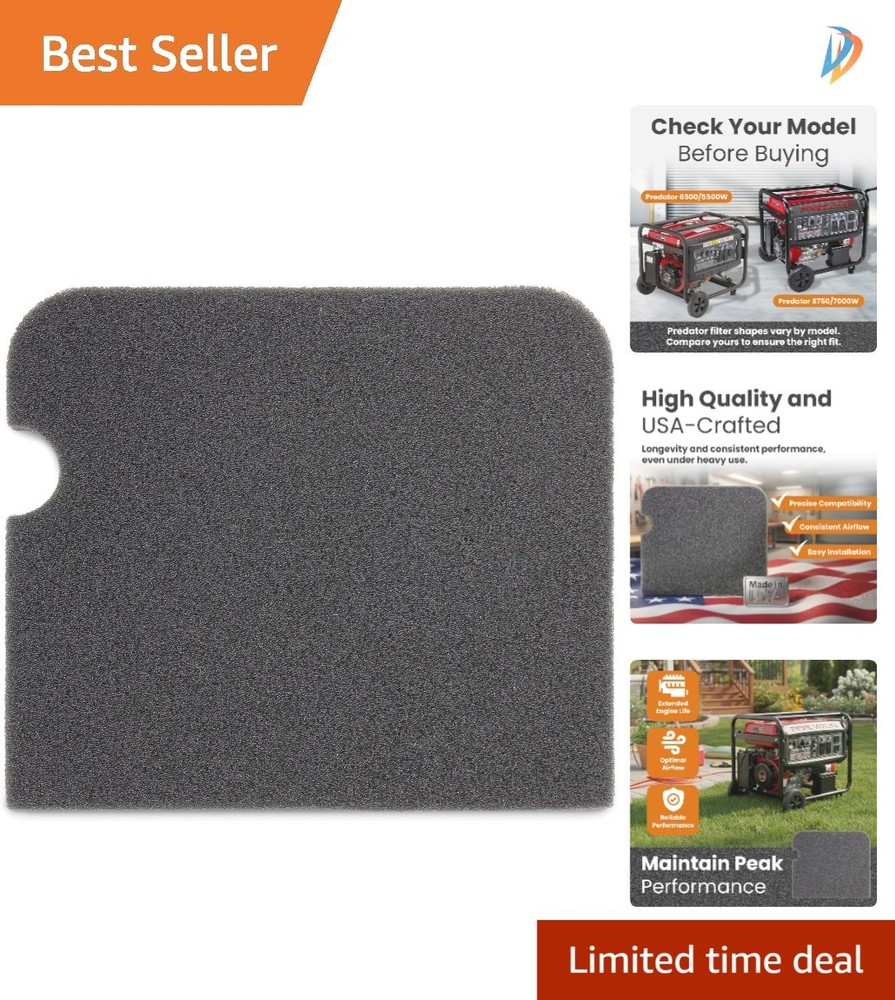 Rectangular Generator Air Filter for Reliable Performance – Fits Predator Models