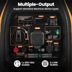5KW Dual Fuel Inverter Generator for RV Outdoor 5000W Dual Fuel Generator
