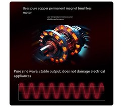 Quiet Inverter Gas Generator 220V Compact for Home and Outdoor Camping