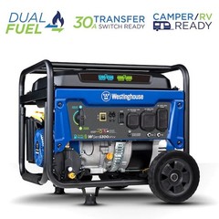 Westinghouse WGEN5300DFCV WGen 5300-Watt Gasoline/Propane Portable Generator