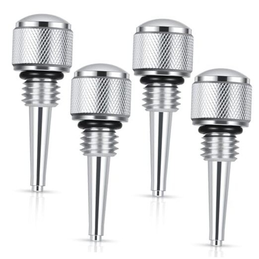 4PCS 55201 Magnetic Oil Dipstick, Aluminum Magnetic Oil Dipstick Replacement