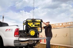 Champion 15,000-W MKE Portable Gas Powered Generator, Electric Start, CO Sensor