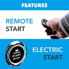 Pulsar 10,500-W Super Quiet Portable Tri Fuel Inverter Generator w/ Remote Start