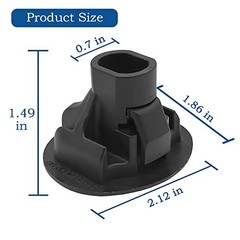 Locking Gas Cap Fuel Tank Cap w/Keys Compatible with Ford F150, Edge, Escape,