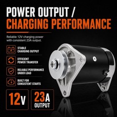 EZ GO Golf Cart Starter Generator 12V 23A Copper – Medalist TXT MG2 Smooth Pe…