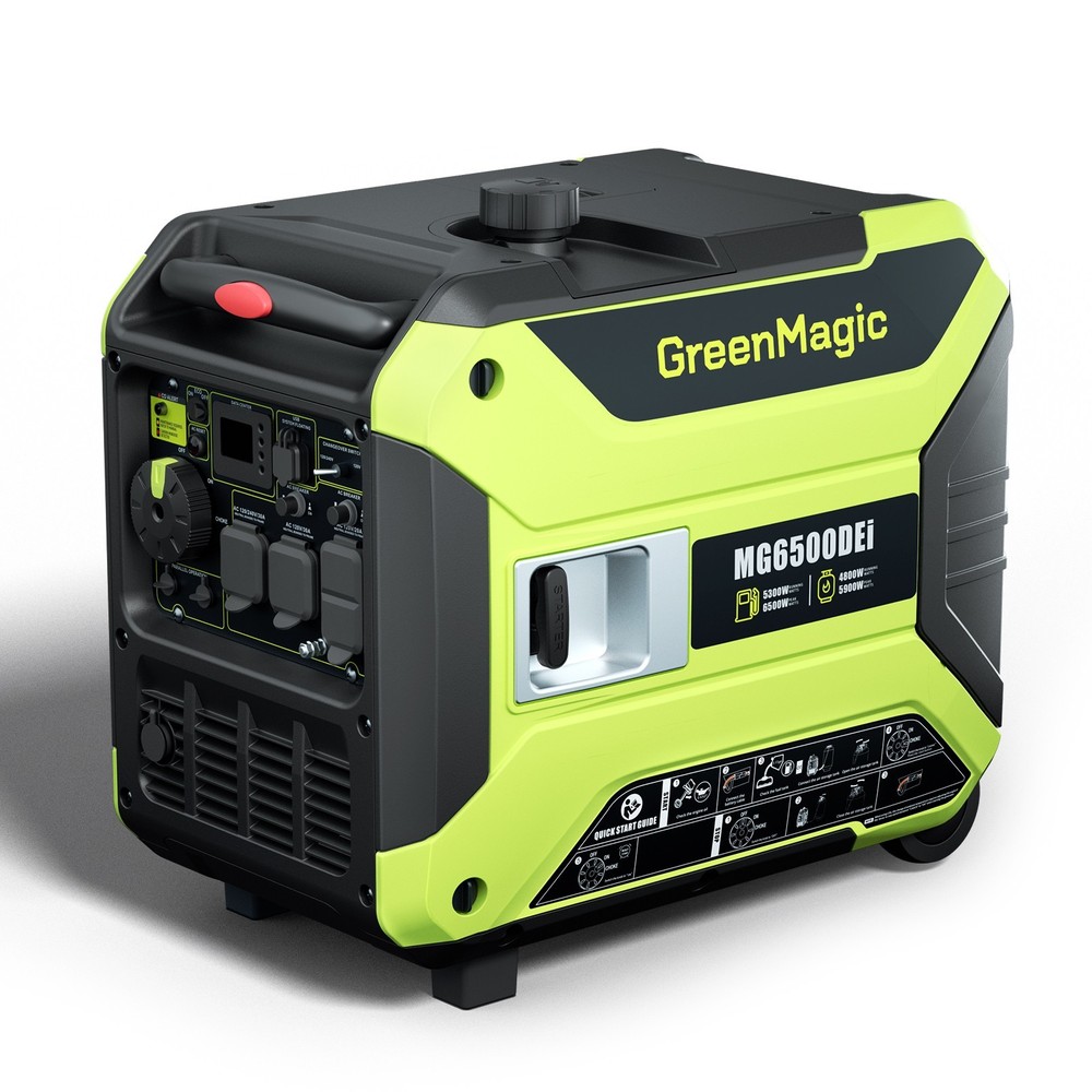 Generator 5300(Gas)/4800(Propane) Rated Portable and Silent Inverter Home Back