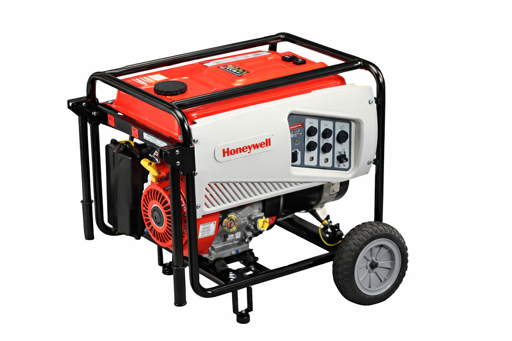 Honeywell 5500W Portable Generator 6875 Start OHV Engine 6036 Heavy Duty Wheels