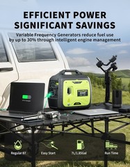 Super Quiet Inverter Generator Dual-Fuel generator 4800 LPG / Gasoline
