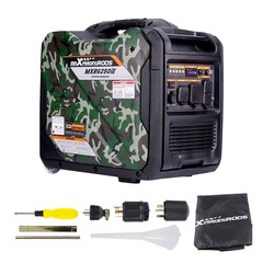 Gas Powered 5500W Portable Generator Electric Start ECO Mode Digital Control