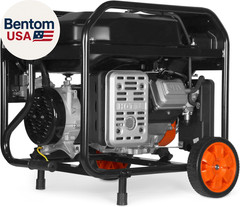 8000-Watt 120V/240V Dual Fuel Portable Generator, Electric Start, 340Cc, Transfe