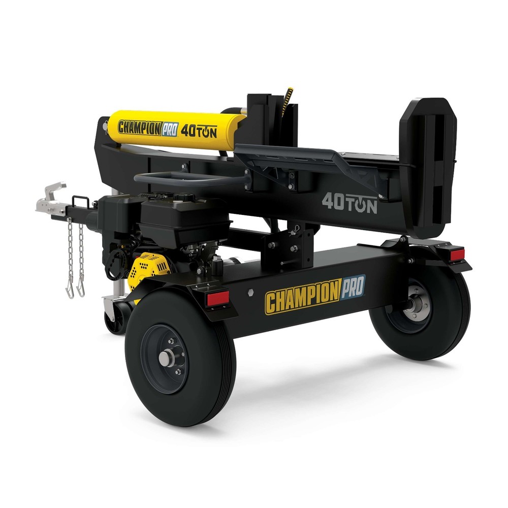 201091- Champion PRO 40-Ton Horizontal/Vertical Full Beam Gas Log Splitter- NEW