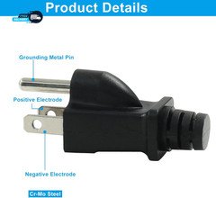 2 Pack Generator Grounding Plug Neutral Ground Bonding Plug Portable Inverter
