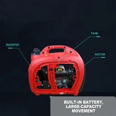 Electric Vehicle Range Extender Two- or Three-Wheeled 48V Portable Generator