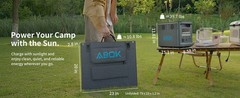 ABOK Ark2000 Portable Power Station 1536Wh 2000W Solar Generator with 200W PV