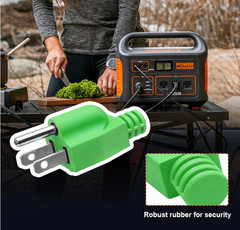 1 Pack Green Neutral Ground Bonding Plug – Essential RV Generator Surge Prote