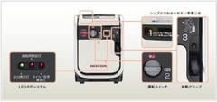 HONDA 0.9kVA Portable Inverter Generator EU9iGB Run Time 2.2H Cassette Gas Type