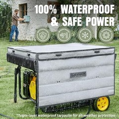 GenArmor Generator Tent Cover Running Waterproof Heavy Duty Grey