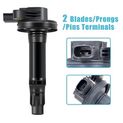 MAS 6Pcs Ignition Coil Pack & 6Pcs Motorcraft Platinum Spark Plug SP520 Compa…