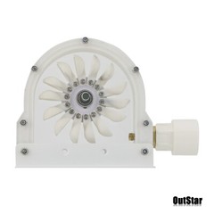 500-4000RPM Pelton Wheel Impulse Pelton Turbine 100-300W with Adapter
