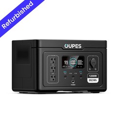 OUPES Exodus 1200 Power Station 1200W/992Wh Solar Generator LFP Battery Camping