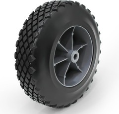 0G8651 Wheel Plastic 9.5″ Diameter Compatible With Generac Portable Generators