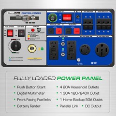 DuroMax XP11000iHT 11,000W Portable Tri Fuel Inverter Generator – Quiet, Low THD
