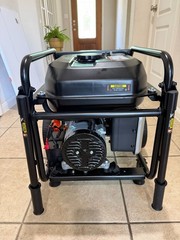 WEN 5600-Watt Portable Generator, Electric Start, 224cc, Orange