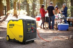 Champion 4500-W Portable Gas Powered Inverter Generator, Remote Start, CO Shield