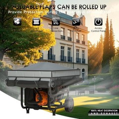 Generator Covers While Running, Waterproof Heavy Duty Generator Tent, 1680D+2…