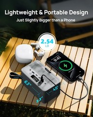 Portable Power Station 28,000mAh LiFePO4 Battery 100W(200W Peak) 100W89.6Wh
